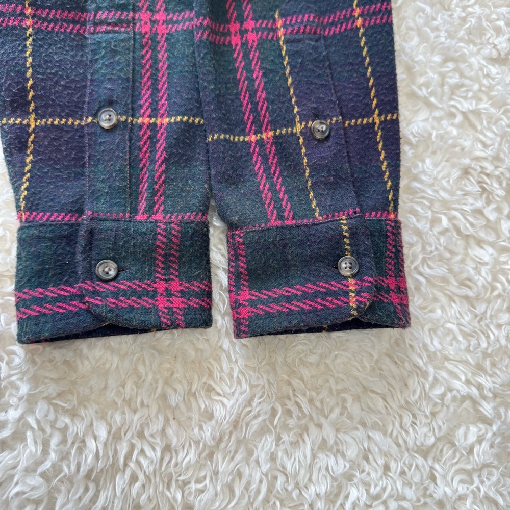 Faherty Women’s Legend Sweater Shirt Outer Limits Plaid Outdoor Cozy Size Small - Picture 7 of 12